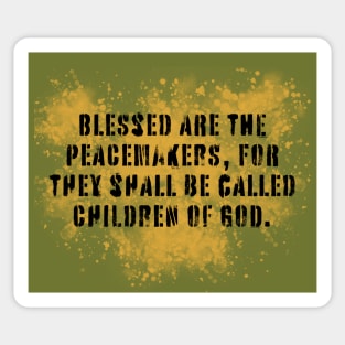 Blessed Peacemakers Sticker